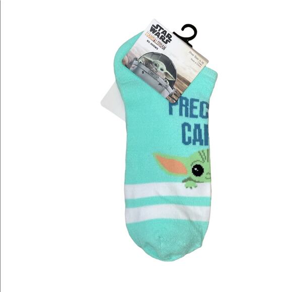 Star Wars Accessories - Star Wars Mandalorian No Show Child Yoda Socks